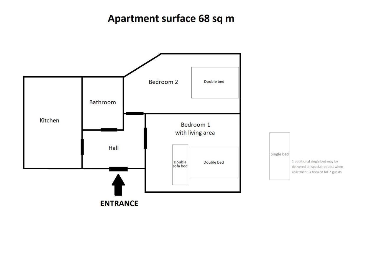 Krakow Old Town 2 Bedroom Royal Apartment Bagian luar foto